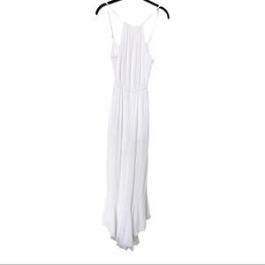 Honey Belle Ruffle Hem Open Back Jumpsuit Size Small